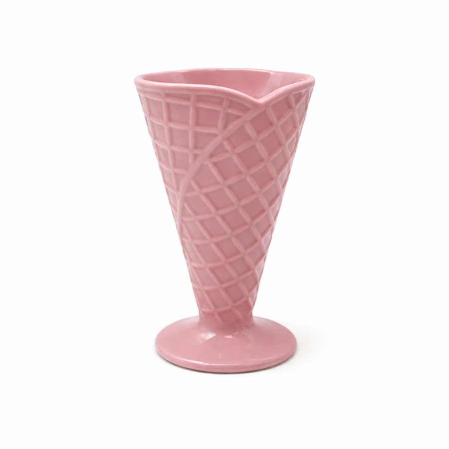 Copa Helado Cono Rosado