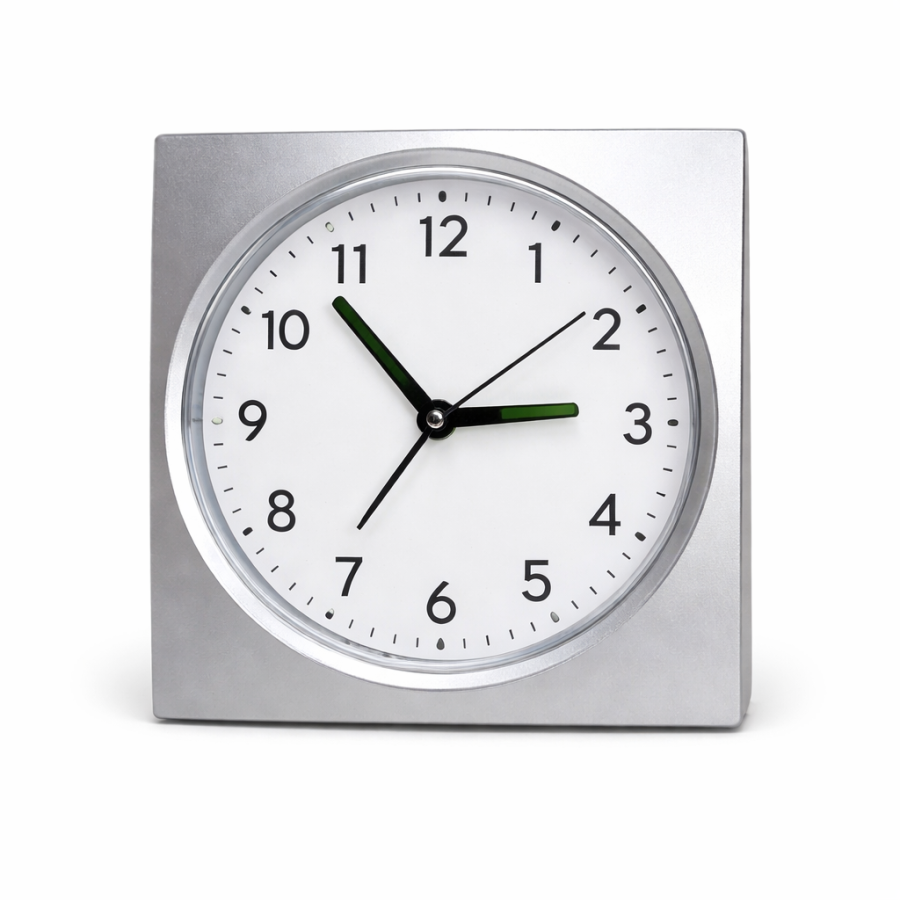 Reloj Gris Cuadrado