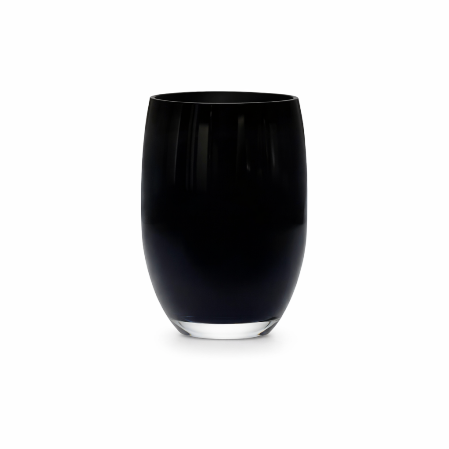 Vaso Cristal Negro