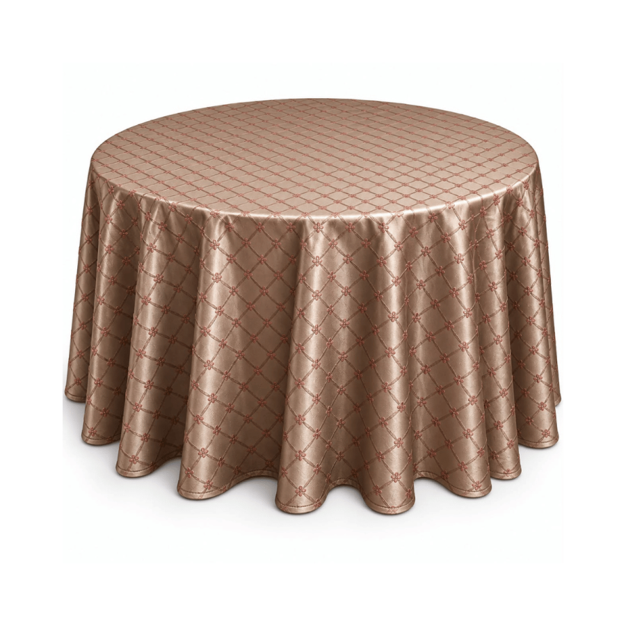 Mantel 60 Brocado Cobre Cuadrit