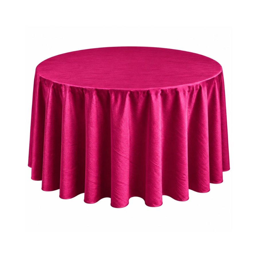 Mantel 60" Red Satin Rosado Fucsia