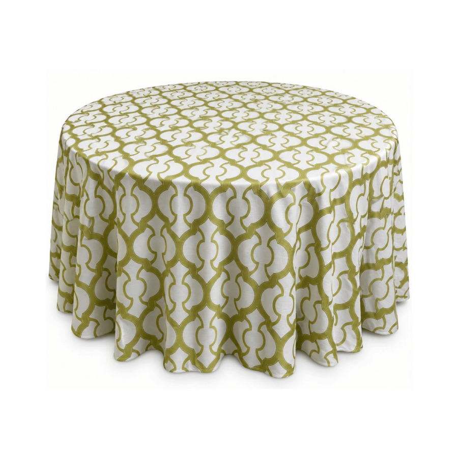 Mantel 60" CADENA Verde/Blanco