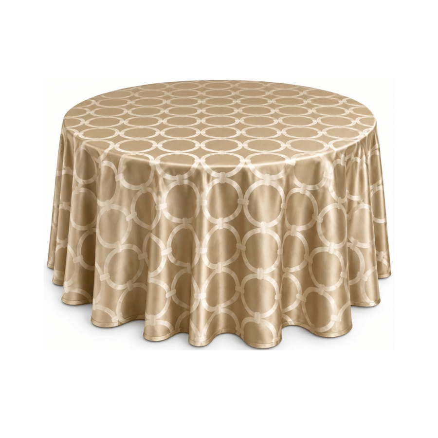 Mantel 60 Circulos Crema
