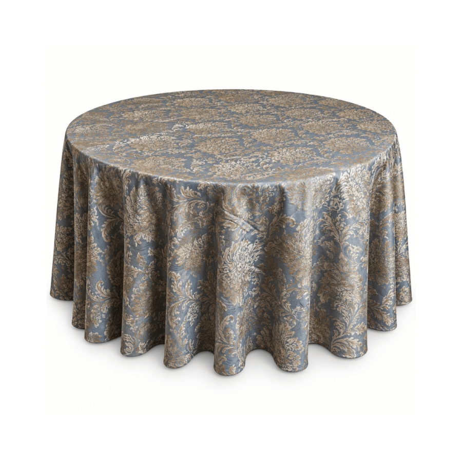 Mantel 60 FIESTA Azul Con gris