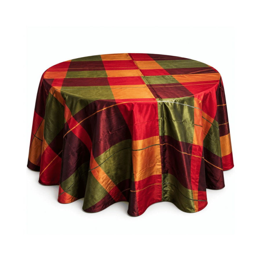 Mantel 60 BLOQUES Vino Coral