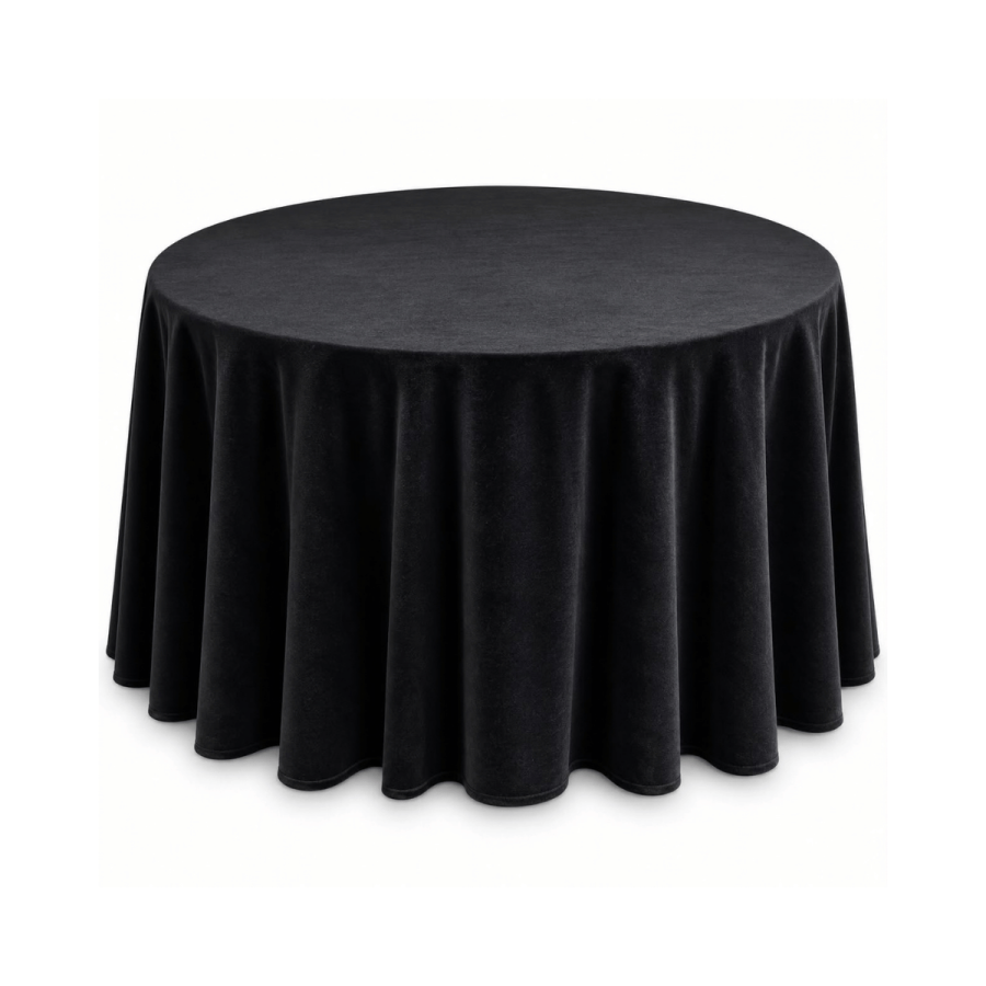Mantel 60" VELVET Negro