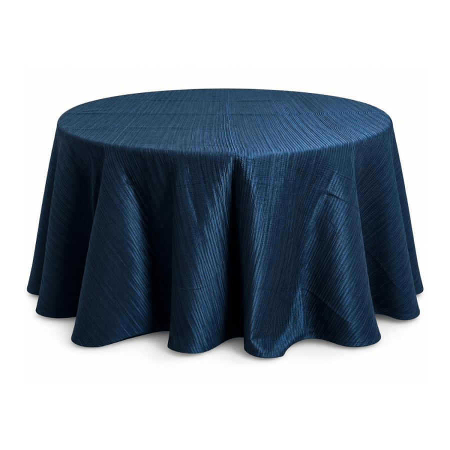 Mantel 60 ORG Plizado Azul Medianoche