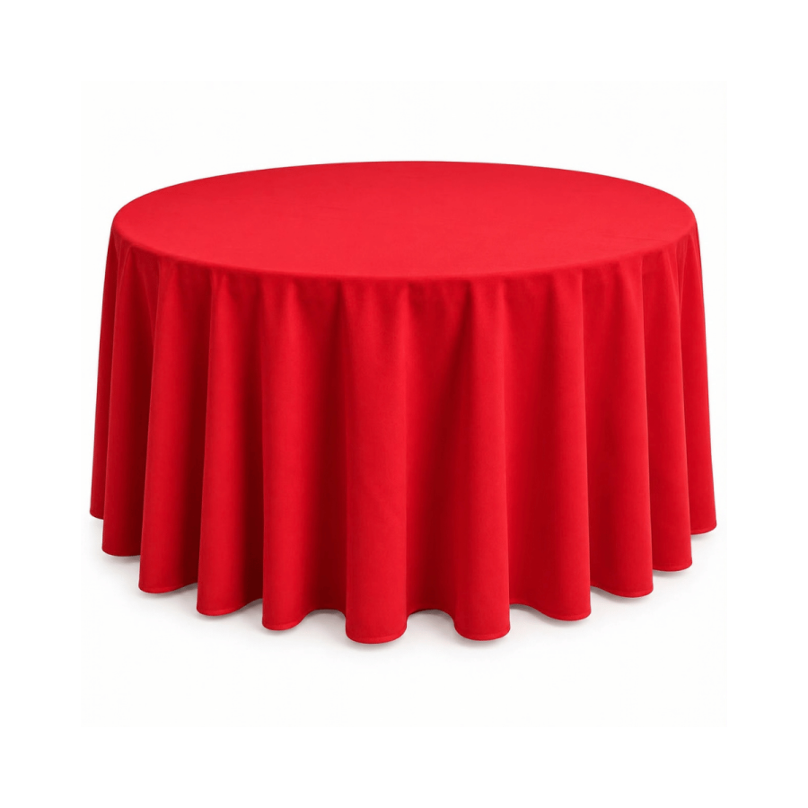 Mantel 60 Poly Rojo