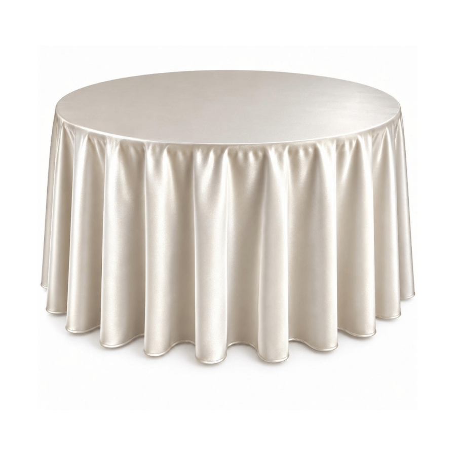 Mantel 60 SATIN Blanco Perlado