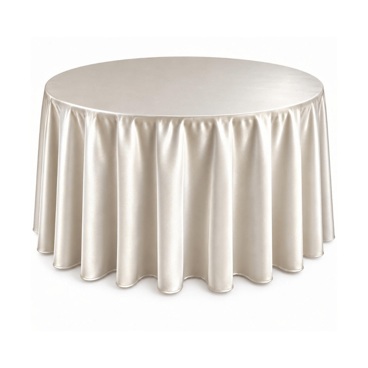 Mantel 60 SATIN Blanco Perlado