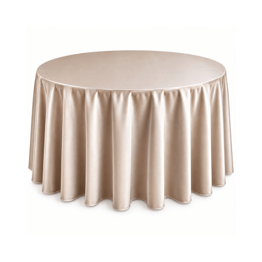 Mantel Red 60" Taffeta Champagne