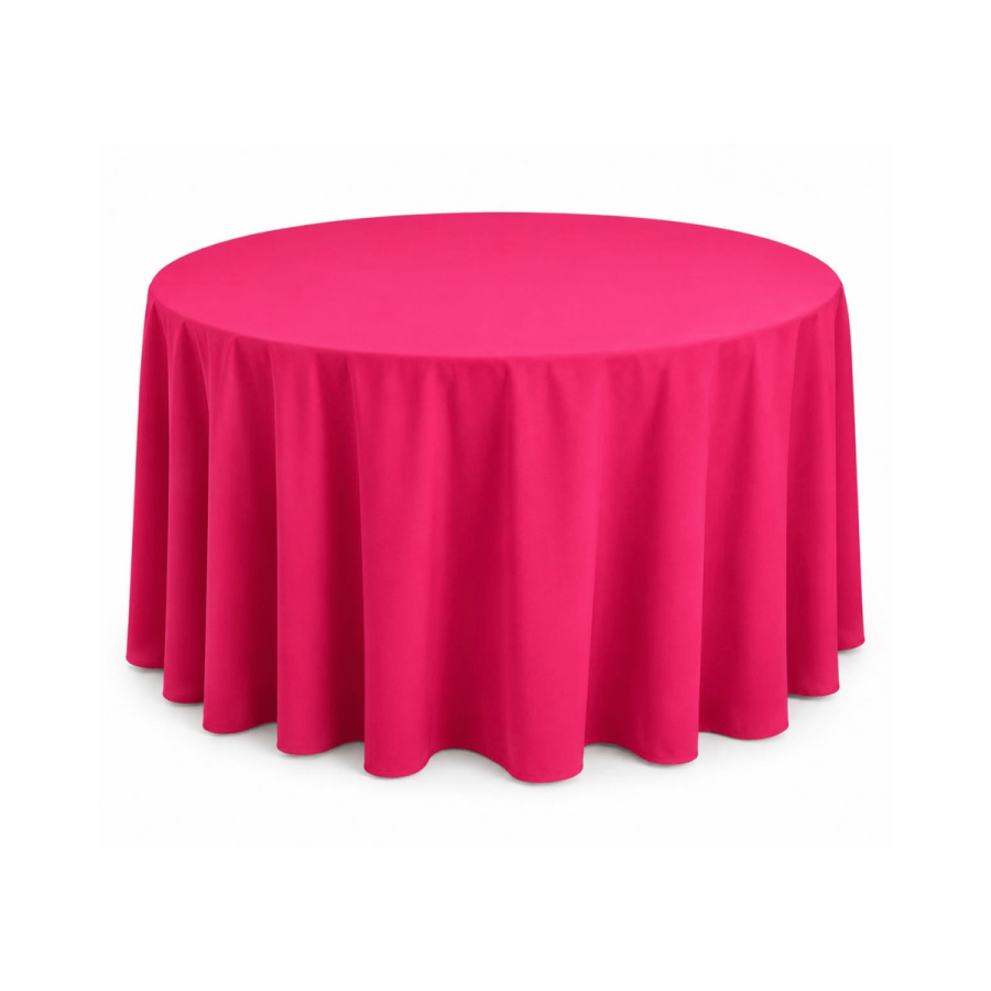 Mantel Red. 60" Poly Rosado